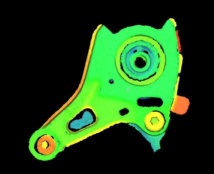 Metrology-grade 3D mesh of the part for inspection and measurement